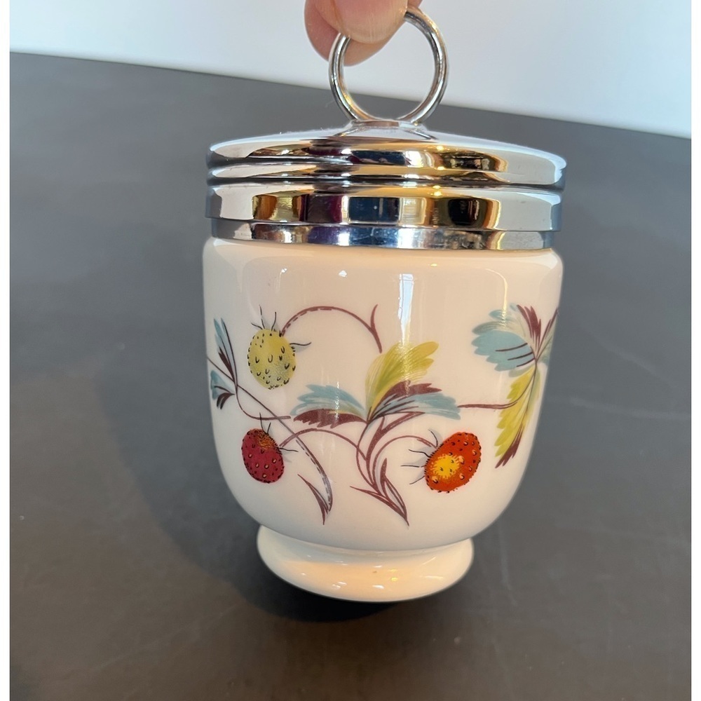 Royal Worcester Porcelain Egg Coddler Large Size